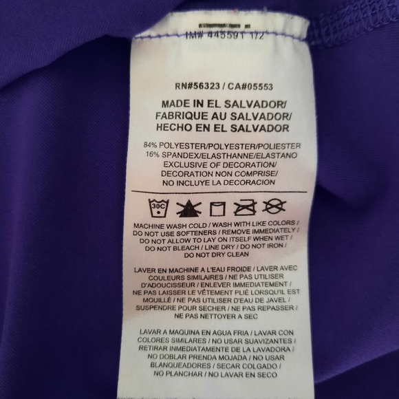 💜 Nike Pro Tank, Purple + Pink, Size Medium - Picture 6 of 7